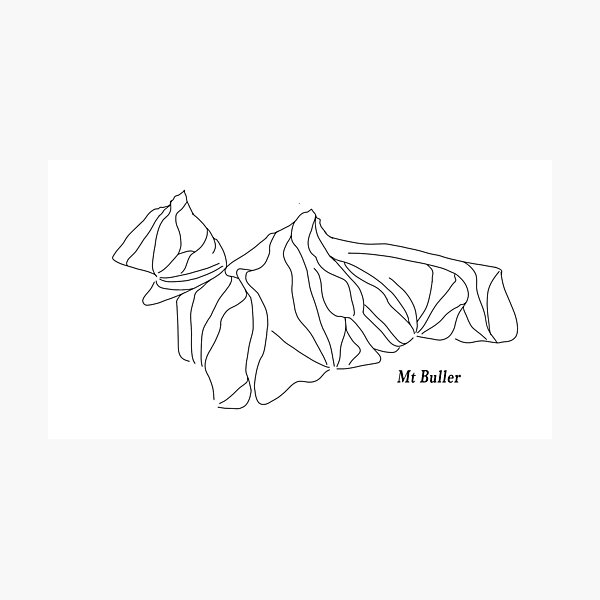 Item preview, Mt Buller Art Decoration, minimalistic designed and sold by Hannah185.