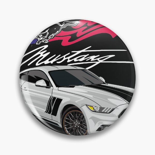 Item preview, Ford Mustang Muscle Car White  designed and sold by viralstudio.