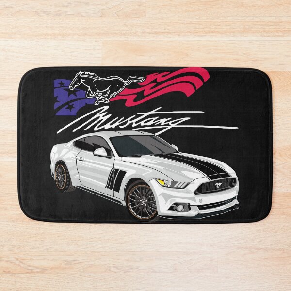 Item preview, Ford Mustang Muscle Car White  designed and sold by viralstudio.