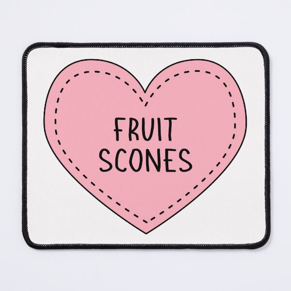 Item preview, Fruit Scones Cute Pink Cottagecore Heart British Food designed and sold by cashewdays.