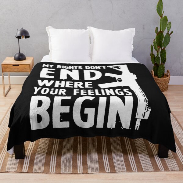 Item preview, My Rights Don't End Where Your Feelings Begin Patriotic Second Amendment Patriotic Gun Rights Usa Patriotic Gun Rights designed and sold by henrydy.