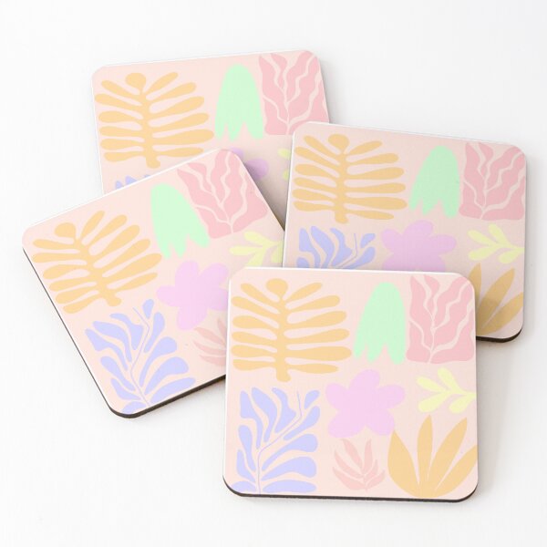 Item preview, Pastel Abstract Plants and Flowers designed and sold by mainsqueezemar.