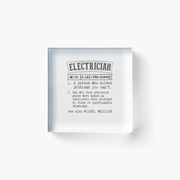 Item preview, Electrician Definition Gift designed and sold by aryagiri.