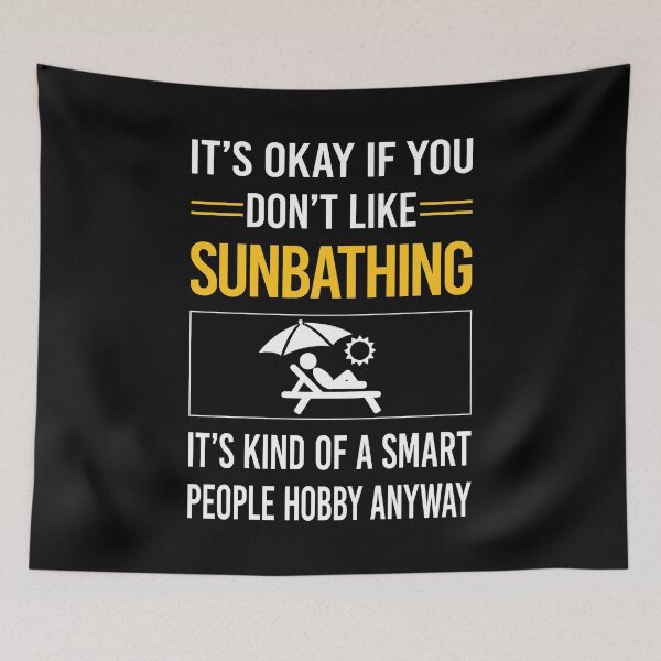 Item preview, Funny Smart People Sun Bathing Sunbathing Sunbathe designed and sold by RandalDavis.