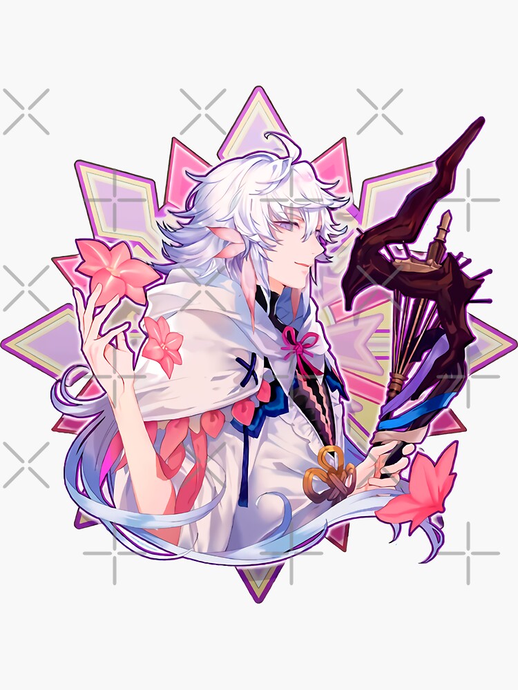 "Fate grand order - Merlin Mage of Flowers" Sticker for Sale by xEMIYA