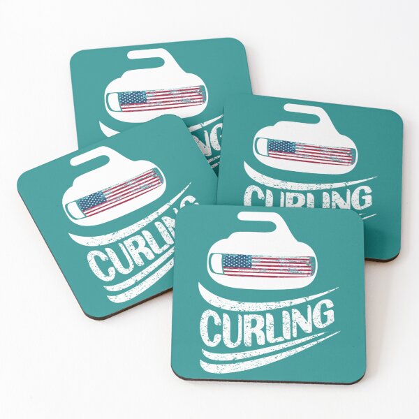 Item preview, USA Flag Curling gifts   designed and sold by InkAndBeats.