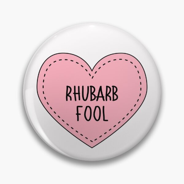 Item preview, Rhubarb Fool Cute Pink Cottagecore Heart British Dessert designed and sold by cashewdays.