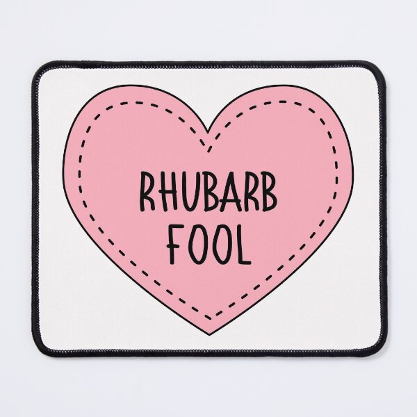 Item preview, Rhubarb Fool Cute Pink Cottagecore Heart British Dessert designed and sold by cashewdays.