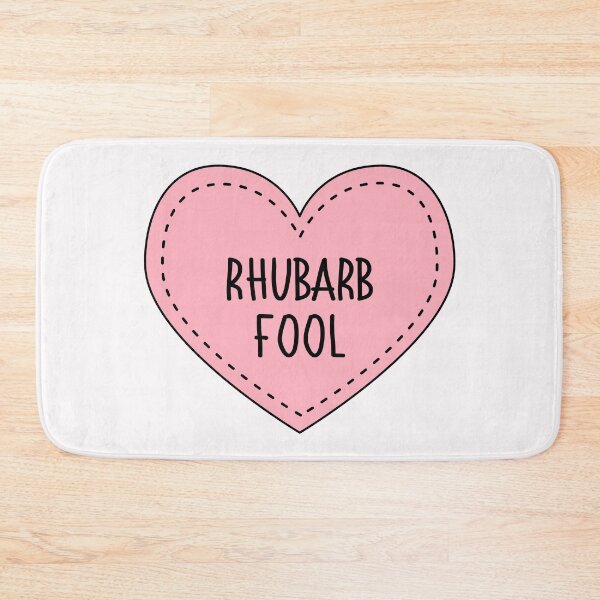 Item preview, Rhubarb Fool Cute Pink Cottagecore Heart British Dessert designed and sold by cashewdays.