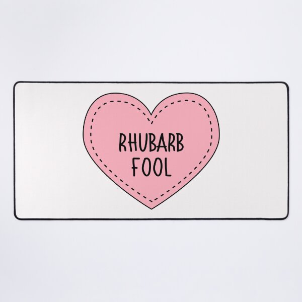 Item preview, Rhubarb Fool Cute Pink Cottagecore Heart British Dessert designed and sold by cashewdays.
