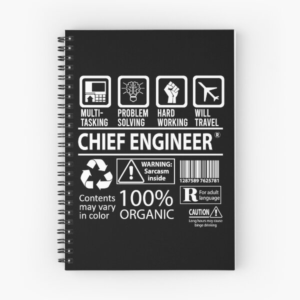 Item preview, Chief Engineer T Shirt - MultiTasking Certified Job Gift Item Tee designed and sold by oslandefren.