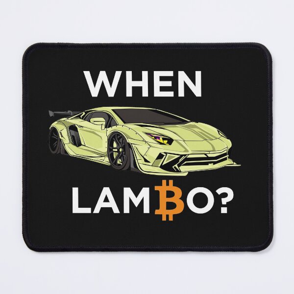Item preview,  When Lamborghini Aventador light green Bitcoin Crypto  designed and sold by viralstudio.