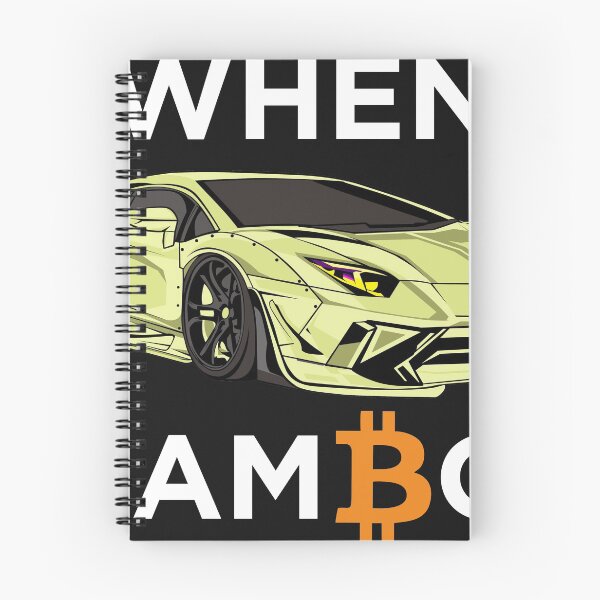 Item preview,  When Lamborghini Aventador light green Bitcoin Crypto  designed and sold by viralstudio.