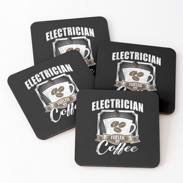 Item preview, Electrician Fueled By Coffee  designed and sold by aryagiri.