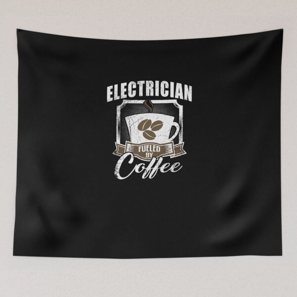 Item preview, Electrician Fueled By Coffee  designed and sold by aryagiri.
