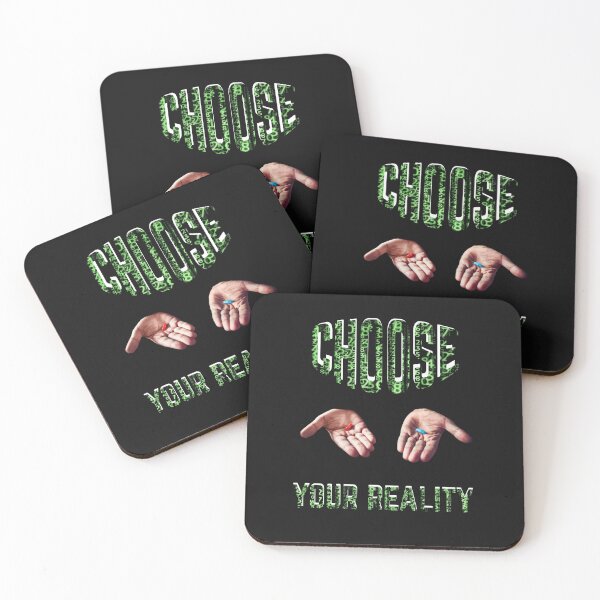 Item preview, CHOOSE YOUR REALITY, RED PILL OR BLUE PILL, CONSPIRACY,  designed and sold by R B Chrystal.