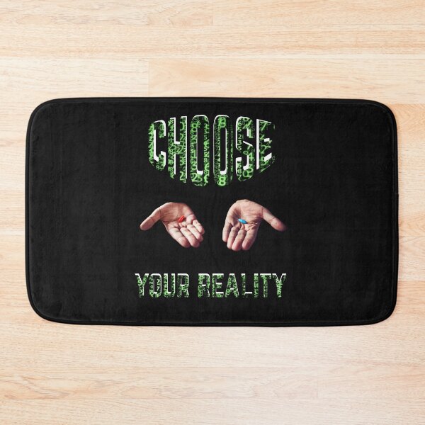 Item preview, CHOOSE YOUR REALITY, RED PILL OR BLUE PILL, CONSPIRACY,  designed and sold by R B Chrystal.