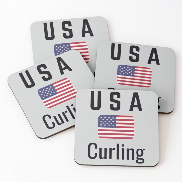 Item preview, USA Curling designed and sold by InkAndBeats.
