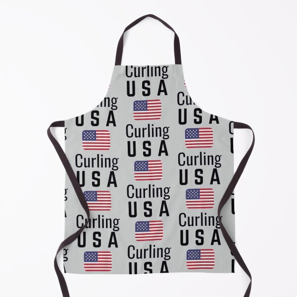 Artikelvorschau, USA Curling entworfen und verkauft von InkAndBeats.