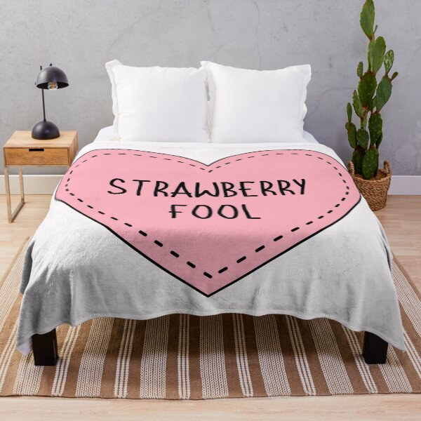 Item preview, Strawberry Fool Cute Pink Cottagecore Heart British Dessert designed and sold by cashewdays.