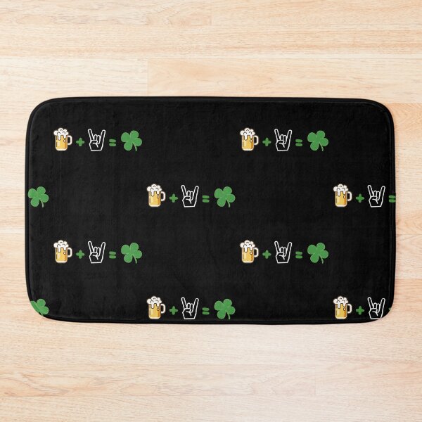 Item preview, St Patrick's Day Irish Green Shamrock Beer Rock Horns designed and sold by Teobaldo.