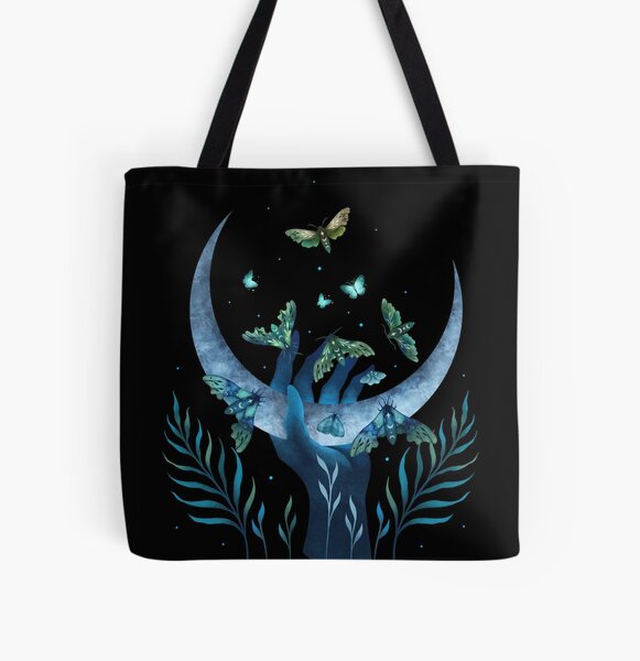 Moon Tote Bag, Natural Beige Tote Bag, La Lune Accessories, Celestial,  Tarot, Shopping Bag