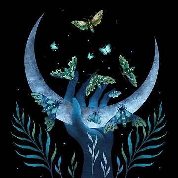 Artwork thumbnail, Moth Hand by episodicDrawing