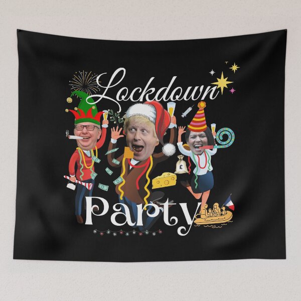 Item preview, Downing Street lockdown Christmas party designed and sold by SpiceMonkeyC.