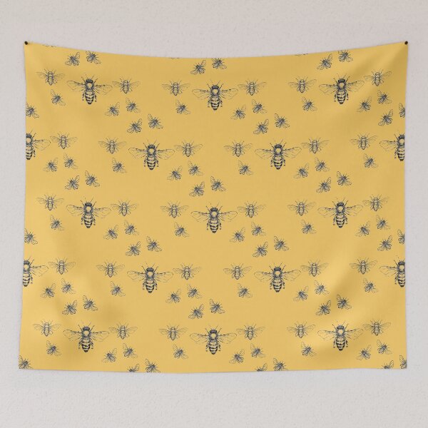 Item preview, Honey Bee Pattern designed and sold by Pebblestone.