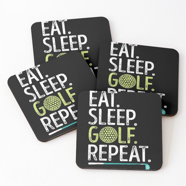 Item preview, Eat Sleep Golf Repeat Golfing Golfer Funny Men Women Sports designed and sold by StephaniMurray.