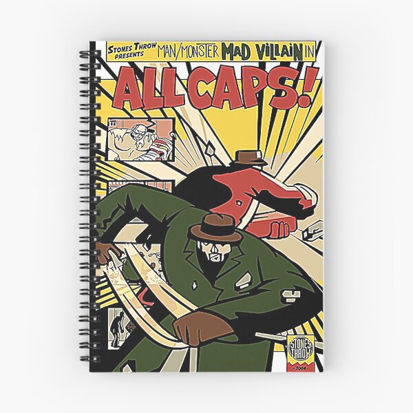 Item preview, ALLCAPS  COMIC  MF DOOM  MAD VILLAIN  HIP HOP  LO-FI  VINTAGE  CARTOON Classic T-Shirt designed and sold by DonaldSmith1.