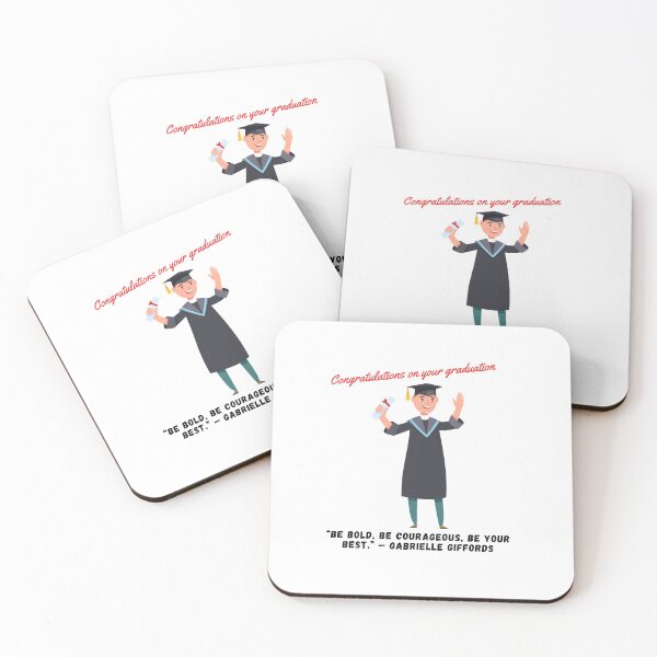 Item preview, Happy Graduation - Be Bold, Be courageous designed and sold by Hinny8.