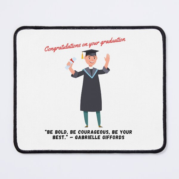 Item preview, Happy Graduation - Be Bold, Be courageous designed and sold by Hinny8.