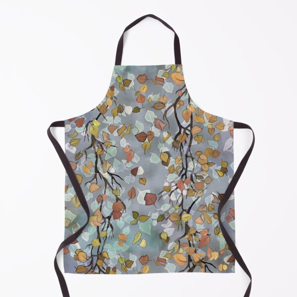 Item preview, Tree twigs, leaves, autumn pattern, painting. designed and sold by UVI-CA.