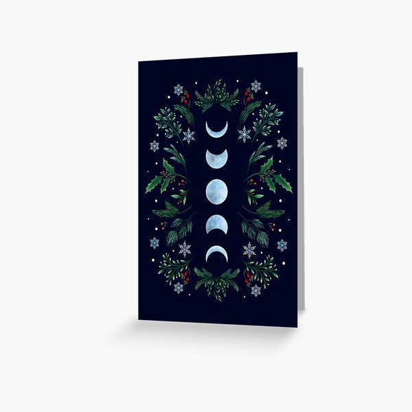 Item preview, Moonlit Garden-Festive Green designed and sold by episodicDrawing.