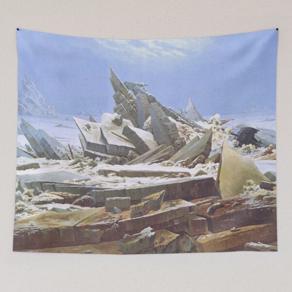 Item preview, The Sea of Ice (German: Das Eismeer), also called The Wreck of Hope, 1823–1824 by the German Casper David Friedrich designed and sold by Art Outlaws.