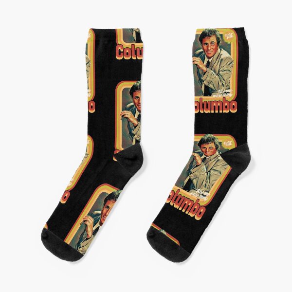 Columbo Character Socks for Sale | Redbubble