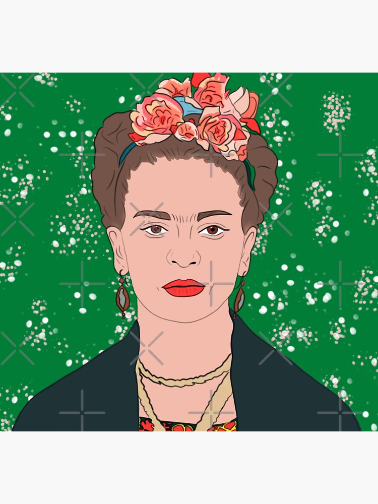 Thumbnail 3 of 3, Sticker, Frida Kahlo designed and sold by SeeSeeDesigns.
