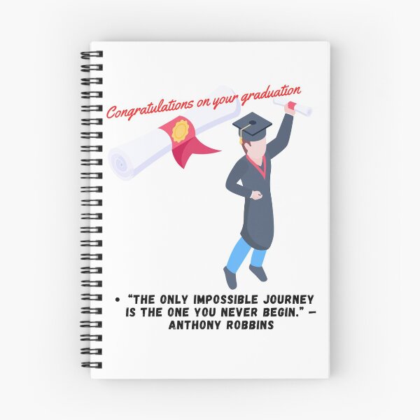 Item preview, Happy Graduation - The Only impossible Journey designed and sold by Hinny8.