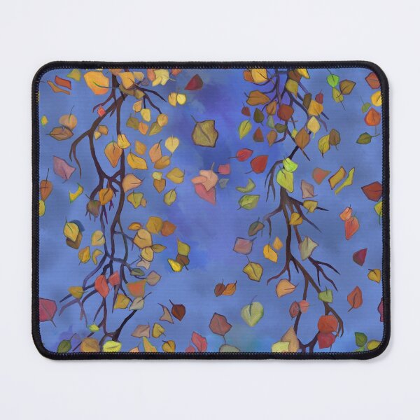 Item preview, Tree twigs, leaves, autumn pattern, painting. designed and sold by UVI-CA.