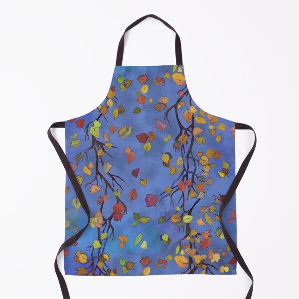 Item preview, Tree twigs, leaves, autumn pattern, painting. designed and sold by UVI-CA.