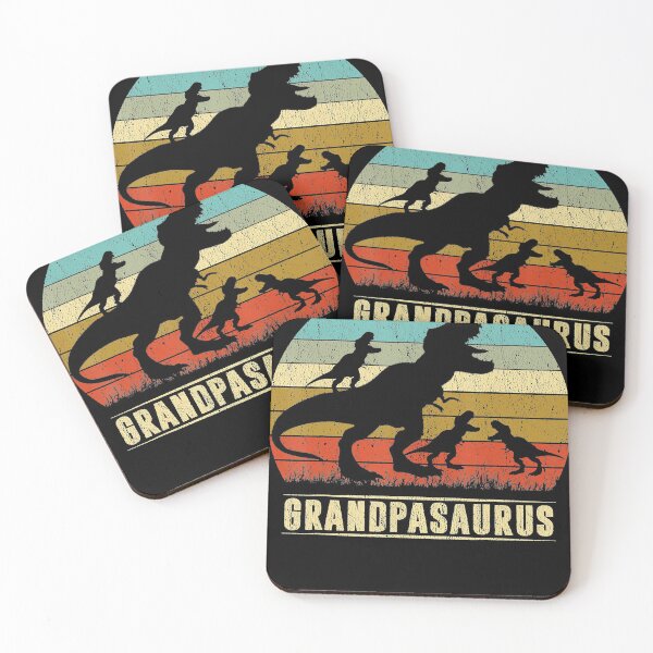 Item preview, Grandpasaurus Rex Grandpa Dinosaur 3 three Kids Father's Day  designed and sold by AaronWeedo.
