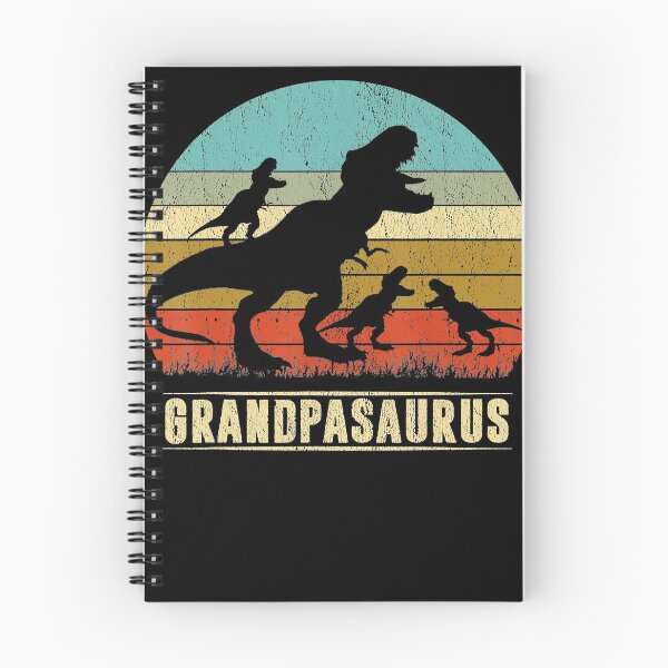 Item preview, Grandpasaurus Rex Grandpa Dinosaur 3 three Kids Father's Day  designed and sold by AaronWeedo.