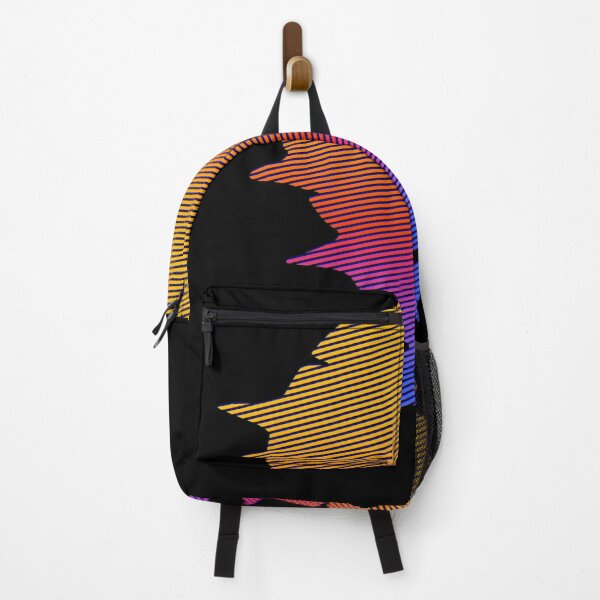 Item preview, Vaporwave Sunset - Retro Vaporwave Art - Modern Abstract Geometric Art designed and sold by jacnotjac.
