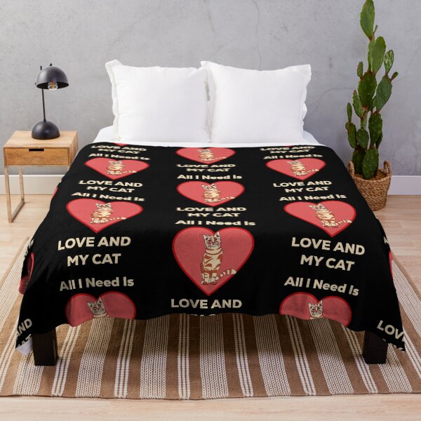 Item preview, All I Need Is Love and My Cat. Cute Cat Design designed and sold by efenem.