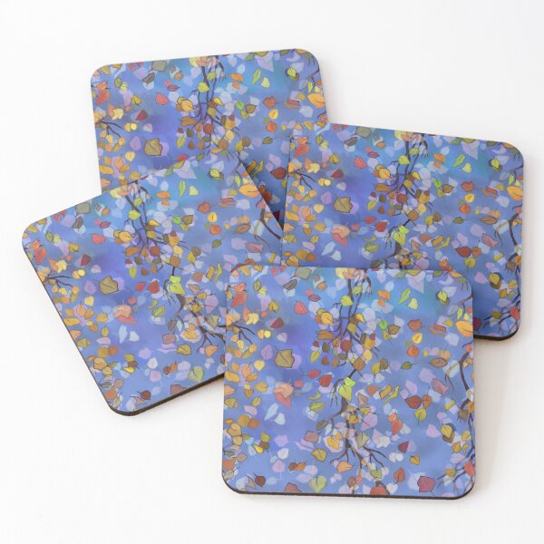 Item preview, Tree twigs, leaves, autumn pattern, painting. designed and sold by UVI-CA.