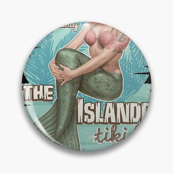 Artikelvorschau, The Islander Tiki Bar - Bettie Page Mermaid Classic T-Shirt entworfen und verkauft von medinvhkeysb.