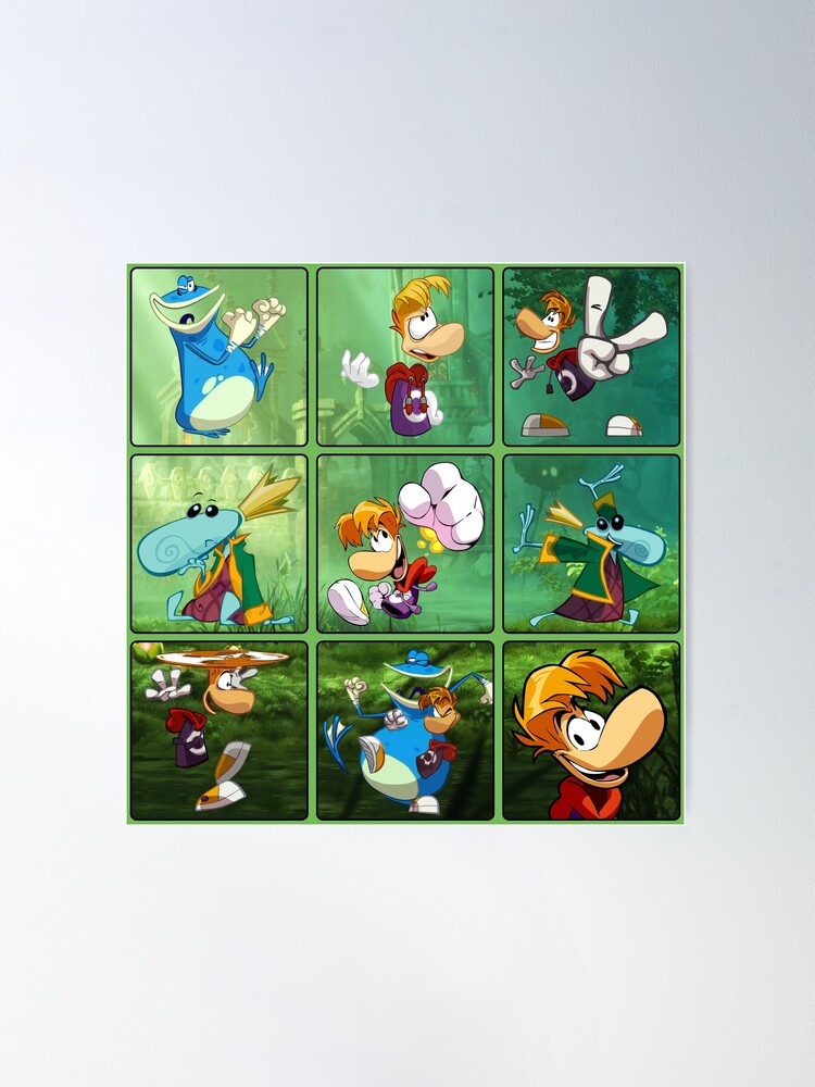 Vintage Rayman And Globox Poster for Sale by HayleyKihn2034