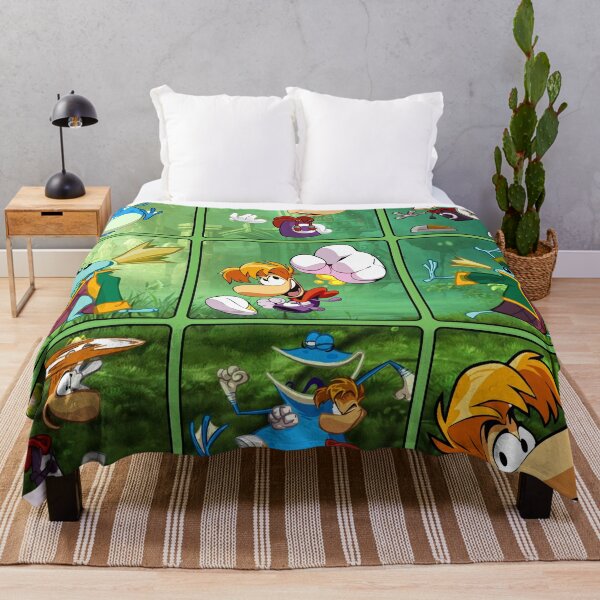 Rayman and Globox Throw Blanket Sofa Blanket Softest Blanket