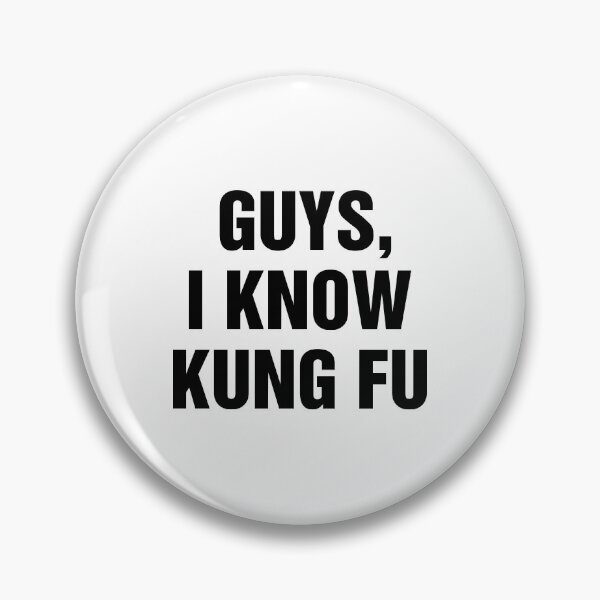 Item preview, Guys I Know Kung Fu Chuck Bartowski designed and sold by allysmar.